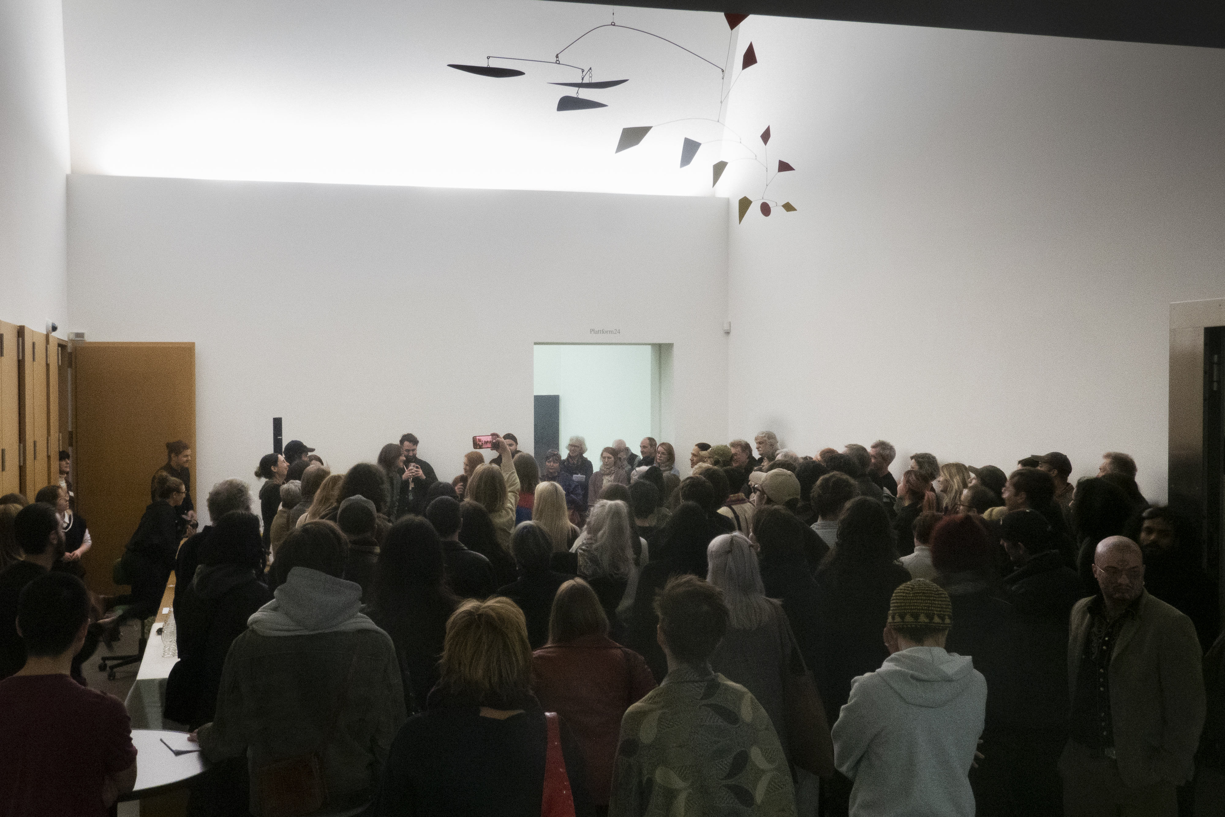 Plattform24, Opening night, Kunstmuseum Appenzell, 2024. Photo: Claude Barrault.