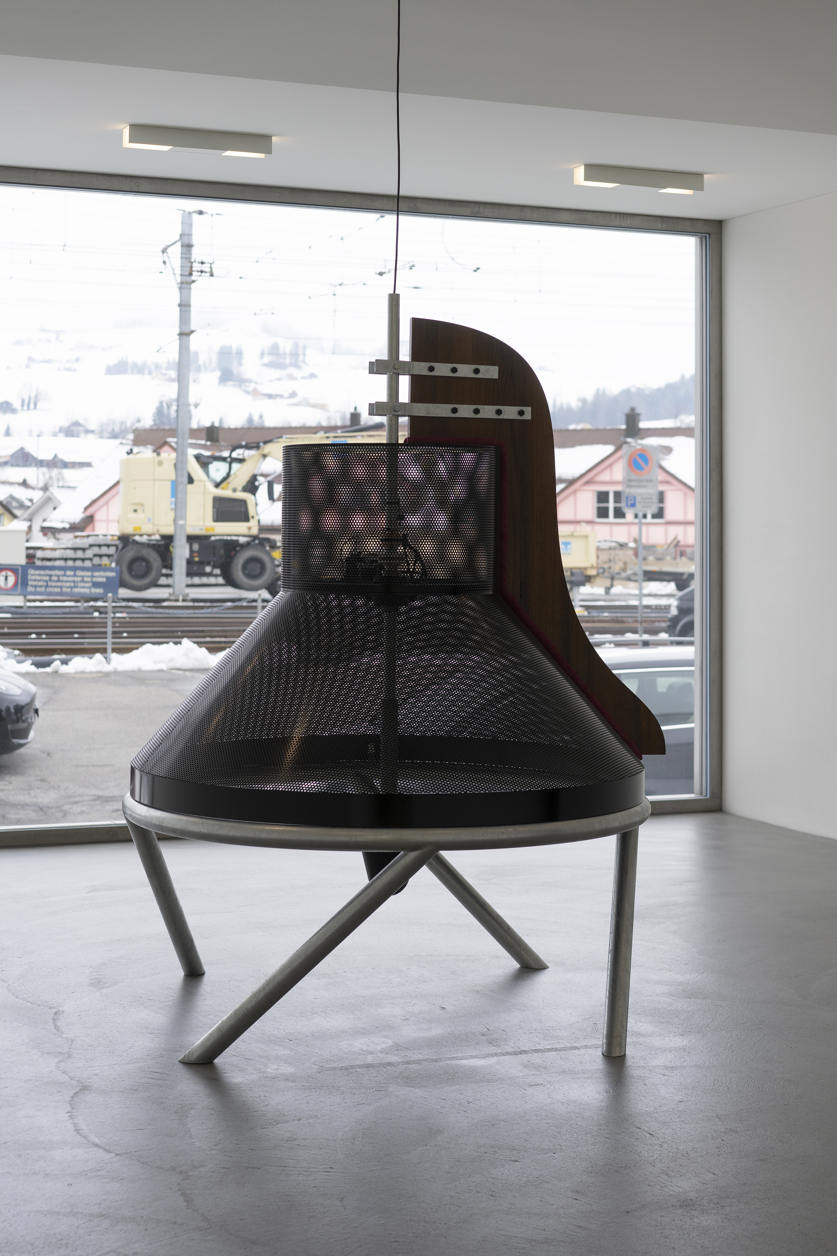 Schahed Javanbakhsh, Plattform24, exhibition view, Kunstmuseum Appenzell, 2024. Photo: Claude Barrault.
