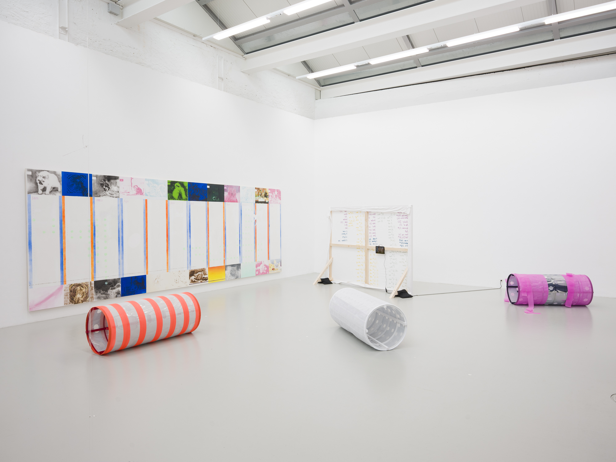 Plattform25, Exhibition view, Centre d’art Neuchâtel, 2025. Photo: Sébastien Verdon.