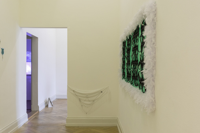 a goddess knows she is pure light cuz she transformed shadows, Plattform22 at Kunsthalle Palazzo Liestal, 2022