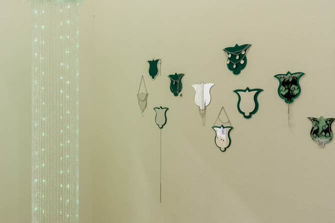 a goddess knows she is pure light cuz she transformed shadows, Plattform22 at Kunsthalle Palazzo Liestal, 2022