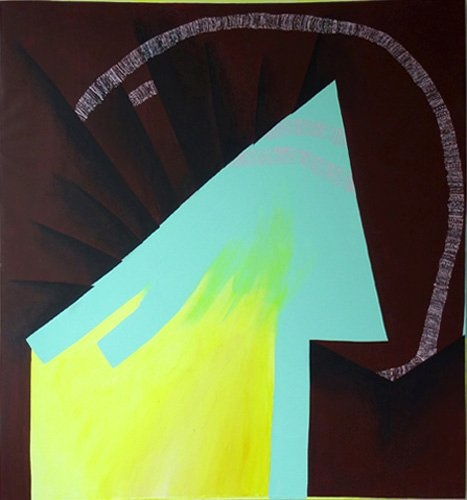 Heemskerk, acrylique sur toile, 162 x 154 cm, 2009