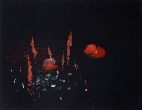 Blu, acrylique sur toile, 40 x 50 cm, 2008