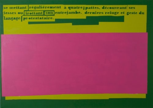 Sans titre, acrylique sur toile, 100 x 140 cm, 2010