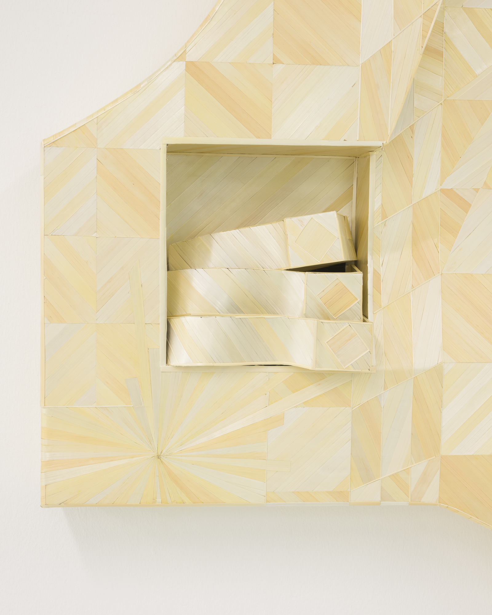 Anna Christen, *Folded Secrets*, 2025. Plattform25, exhibition view, Centre d’art Neuchâtel, 2025. Photo: Sébastien Verdon.