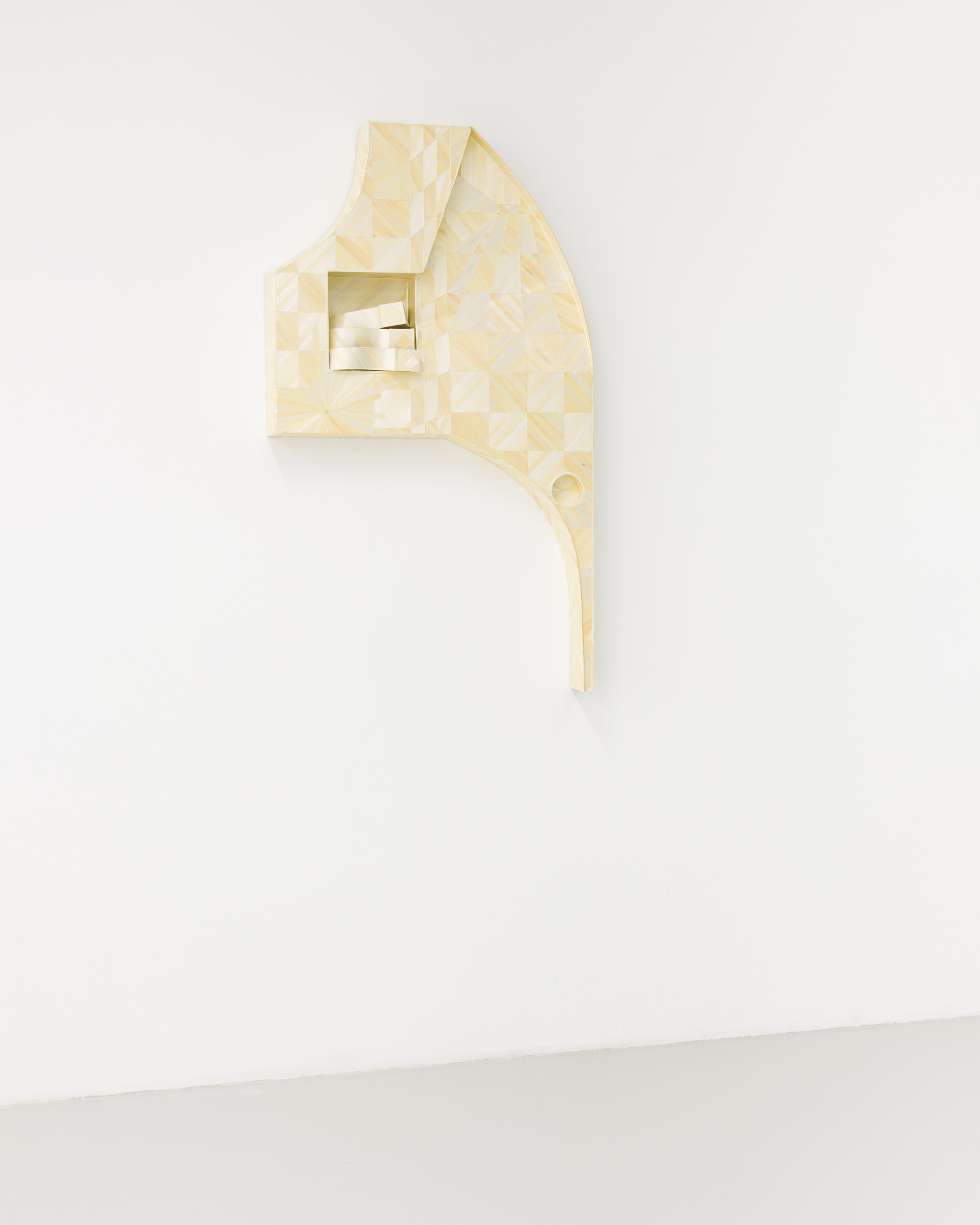 Anna Christen, *Folded Secrets*, 2025. Plattform25, exhibition view, Centre d’art Neuchâtel, 2025. Photo: Sébastien Verdon.