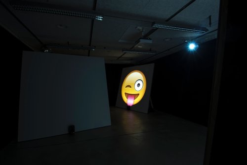 1F600, Video-/ Audioinstallation (loop), Grösse variabel, 1h 53' 31", 2015