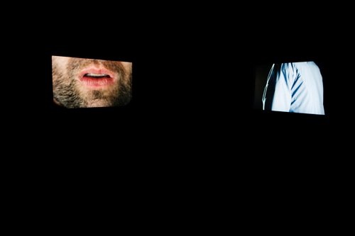 Festkörper (Plattform09), Videoinstallation (7,38 Minuten Loop,
quadrophonisches Tonsystem), 2009