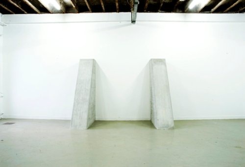 Contreforts, béton armé, 220 × 168 × 50 cm, 2008