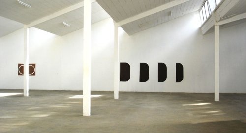 Sans titre, Vue d'installation, pastel sur papier, 2011
