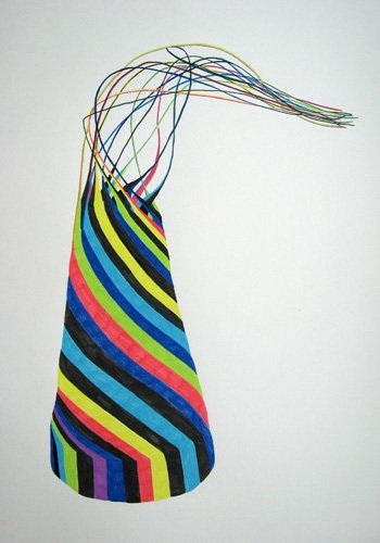 Sans titre, technique mixte sur papier, 2010