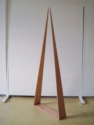 Nasenbohrer, Prototyp aus Sperrholz, 2008