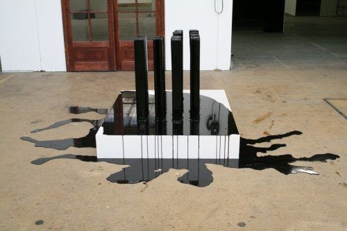 Table, 2006, Burnt Sugar, 76 × 79 × 60 cm, 2007
