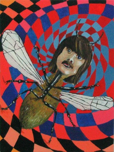 He cannot fly, Huile sur toile, 40 × 30 cm, 2010