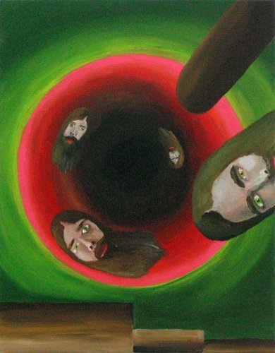 Soupe aux lentilles, Huile sur toile, 45 × 35 cm, 2010