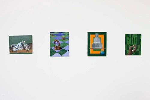 Série Jeu et guerre, Huile sur toile, 2011