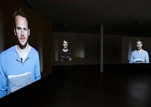 Lena Maria Thüring, Kreide fressen, Ausstellungsansicht, 2013