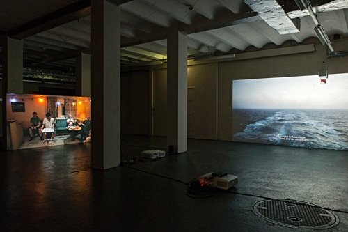 Lena Maria Thüring, Hanjin Palermo, Installationsansicht Plattform 15, 2015