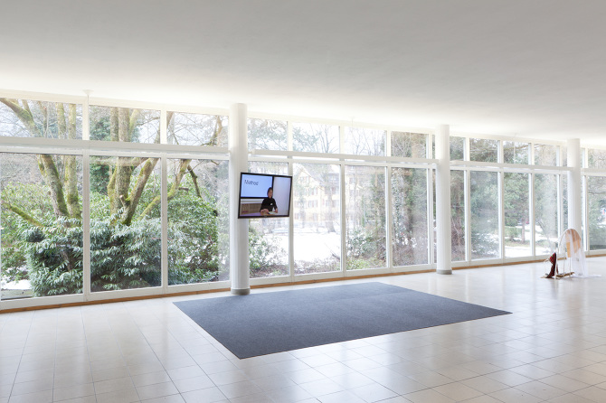 Annual Report 2016, Ausstellungsansicht / vue de l'exposition Plattform17, 2017