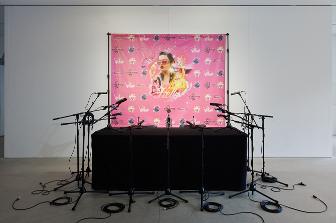 Marara Kelly Press Conference,, Plattform23 at Espace Arlaud Lausanne, 2023