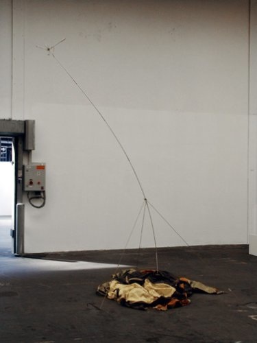 Zustand I, Campingzeltmaterial, Installationsansicht
Güterbahnhof Zürich, 2009