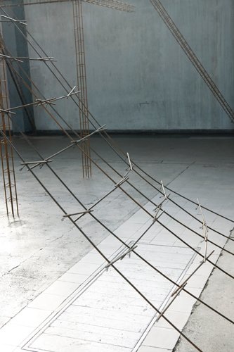 Memory Palace (Plattform09), Fers à béton,
ligatures, 2009