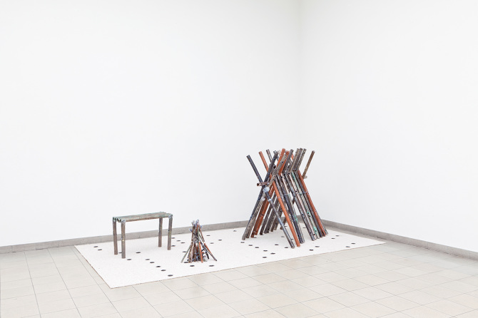 Der Aussenseiter, 2017, Ausstellungsansicht / vue de l'exposition Plattform17, 2017