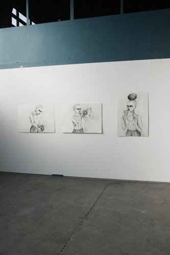 Small things (Plattform09), Buntstift auf Papier, 2008