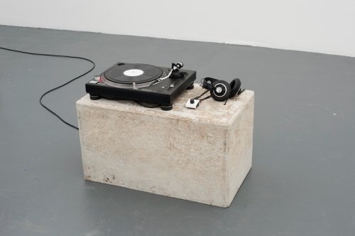 Transparent, Plattenspieler, Vinylplatte, Eternit, 2015