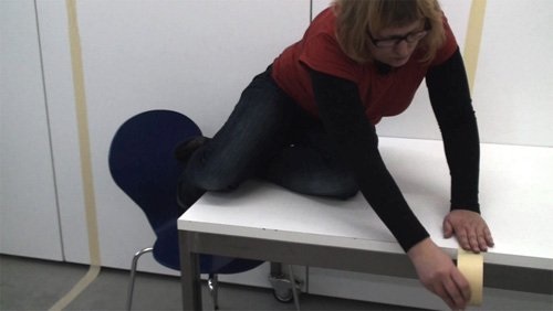 Square piece #1, Videostill, HDV (5"07'), 2009