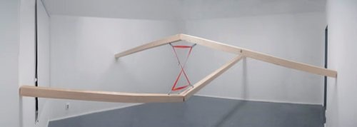 Up down, 395 × 439 cm, zwanzigquadratmeter Berlin, 2009