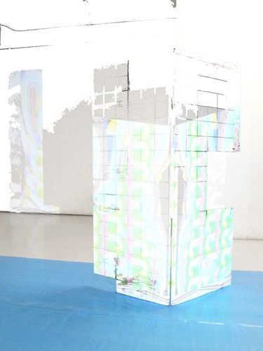 Sérigraphie sur bâches plastiques, HEAD – Genève, 2012