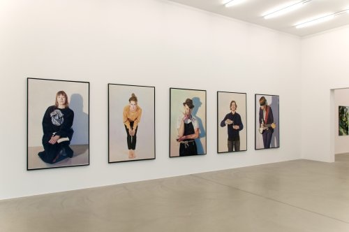 A Series Of Portrait Paintings, Ausstellungsansicht Auswahl 12, Aargauer
Kunsthaus, Öl auf Leinwand, gerahmt, 2011
