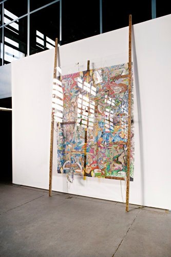 Ohne Titel, Zusammenarbeit mit Cédric Eisenring, Diverse Materialien, 2011