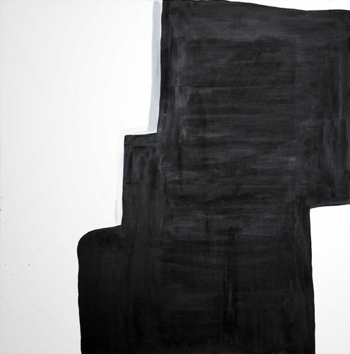 Ohne Titel, Öl auf Leinwand, 120 x 120 cm, 2009